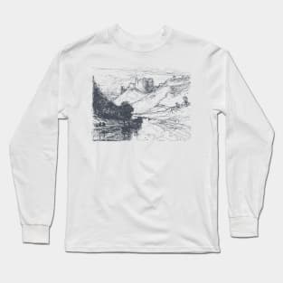 Kilgaren Castle Sir Francis Seymour Haden Long Sleeve T-Shirt